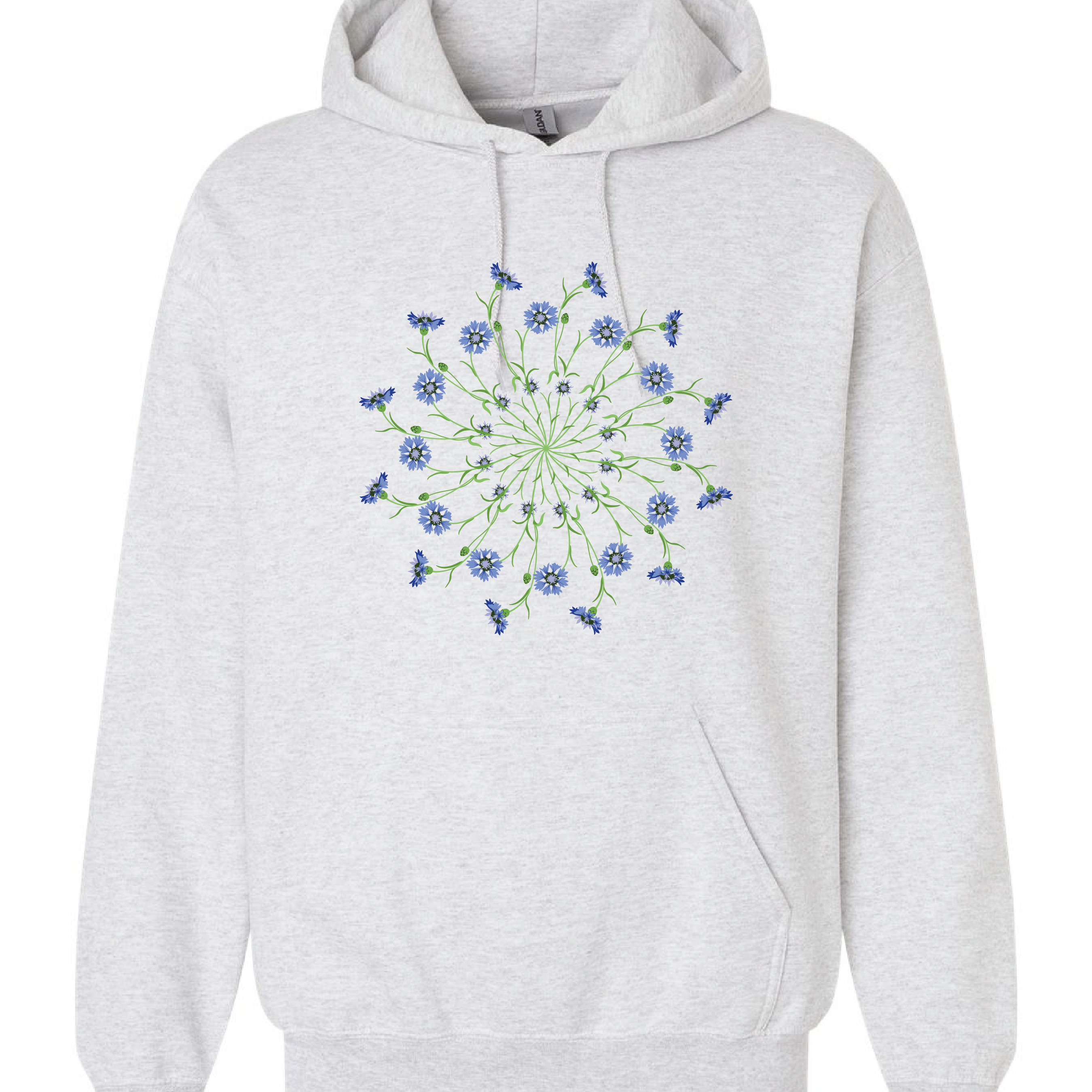 Cornflower Mandala Classic HOODIE