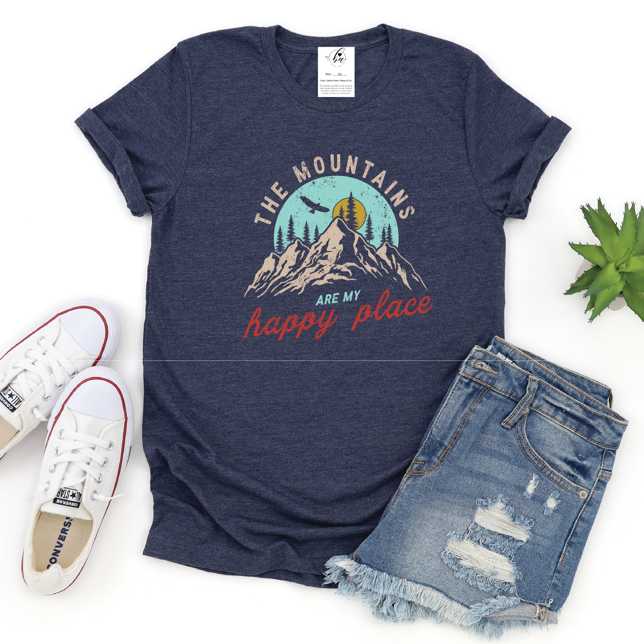 The Mountains are my Happy Place Tee