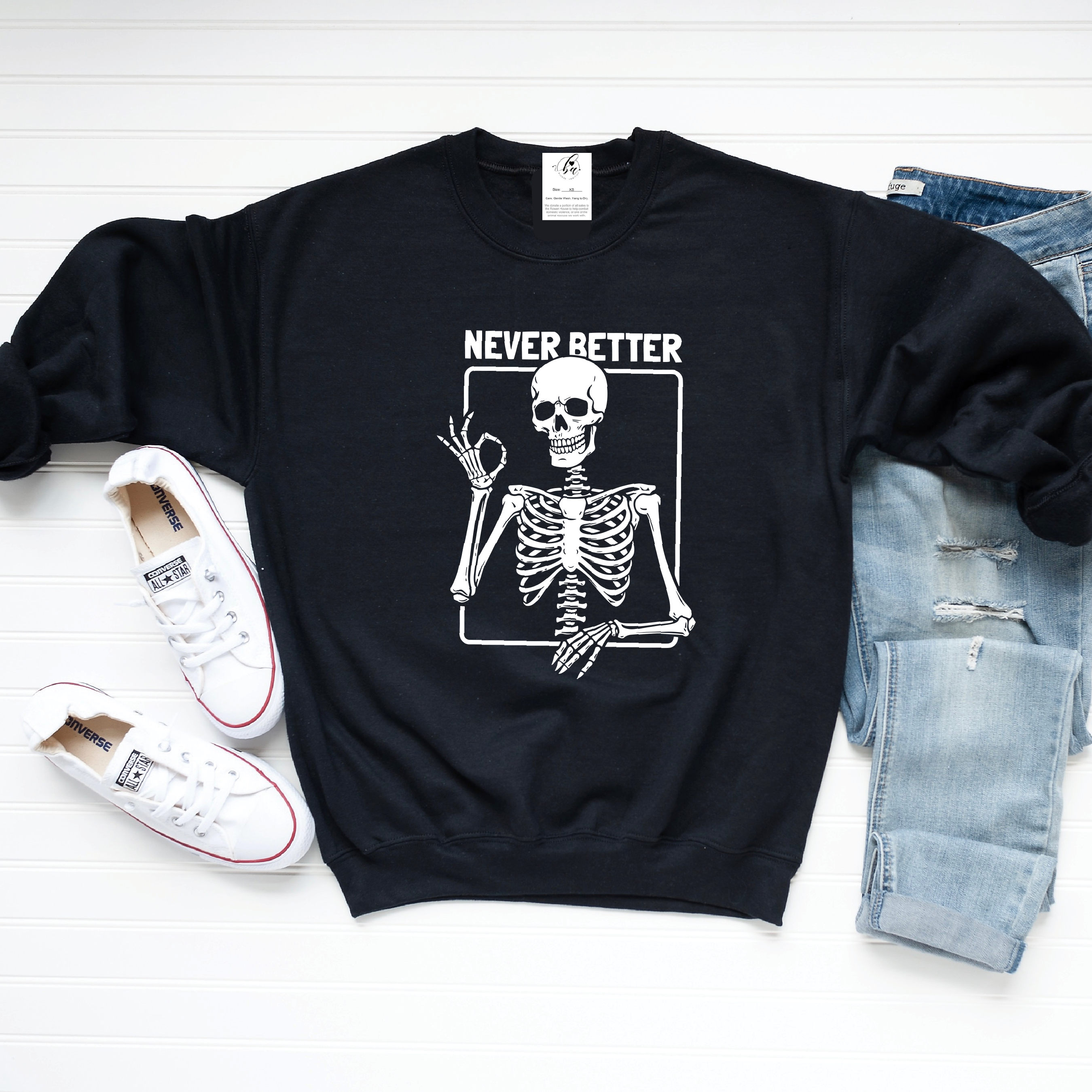 Never Better Cozy Crew Neck Sweater