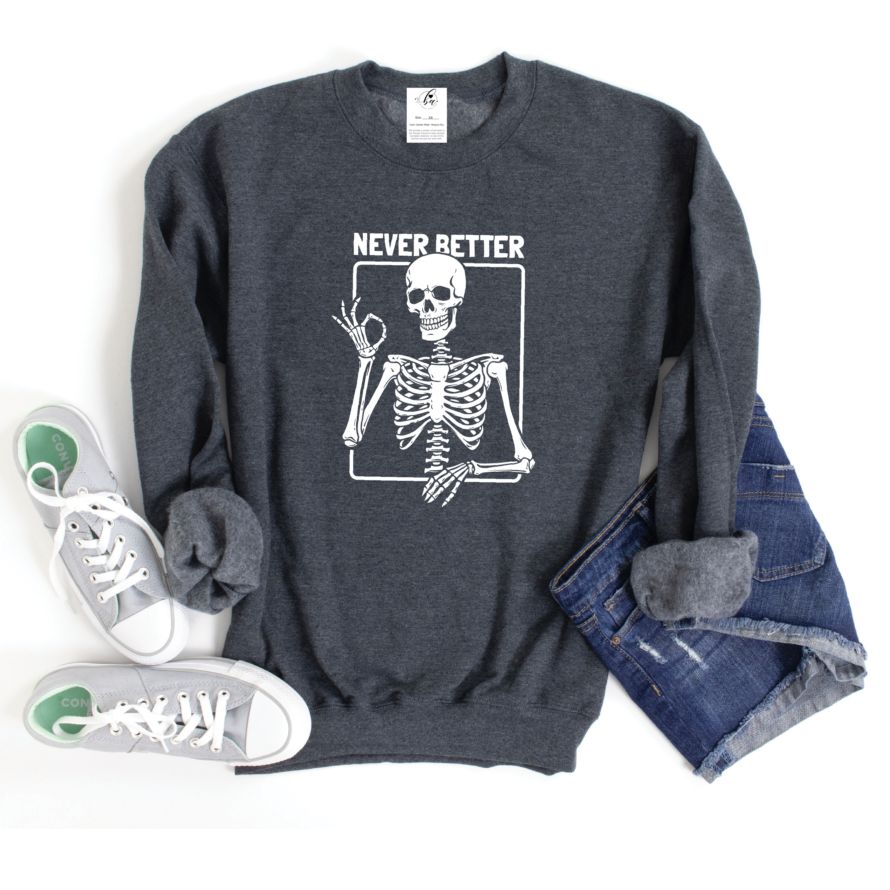Never Better Cozy Crew Neck Sweater