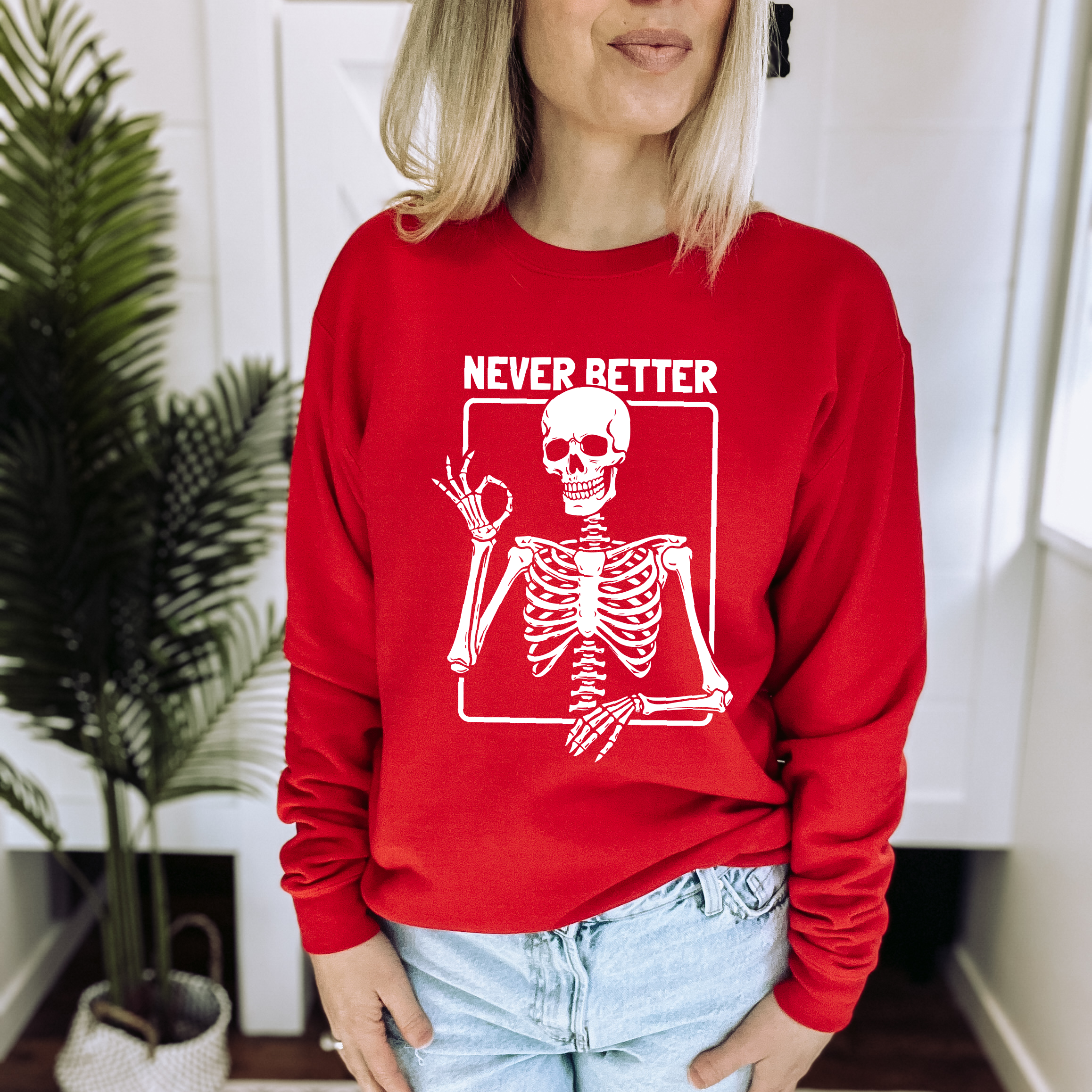 Never Better Cozy Crew Neck Sweater