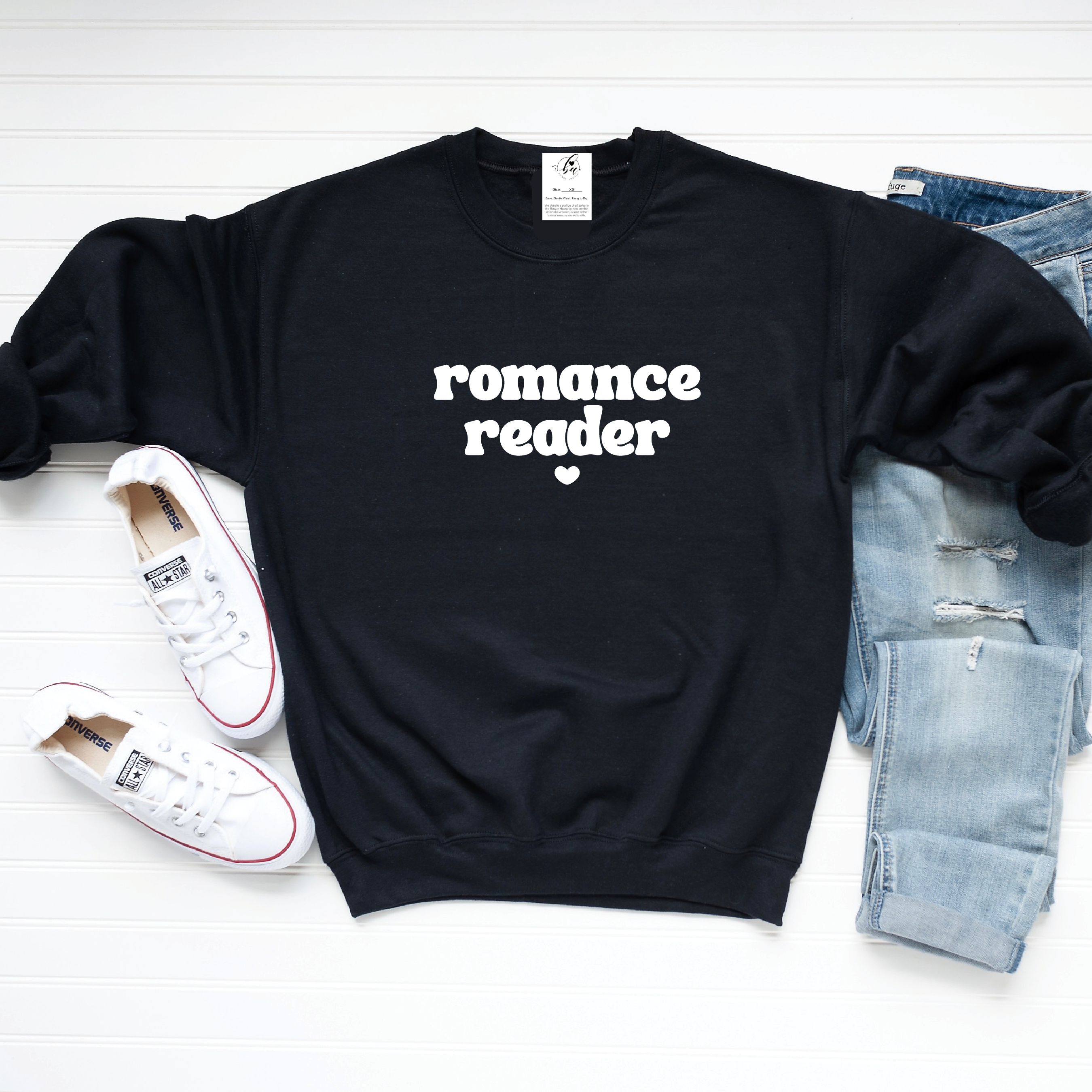 Romance Reader Cozy Crew Neck Sweater