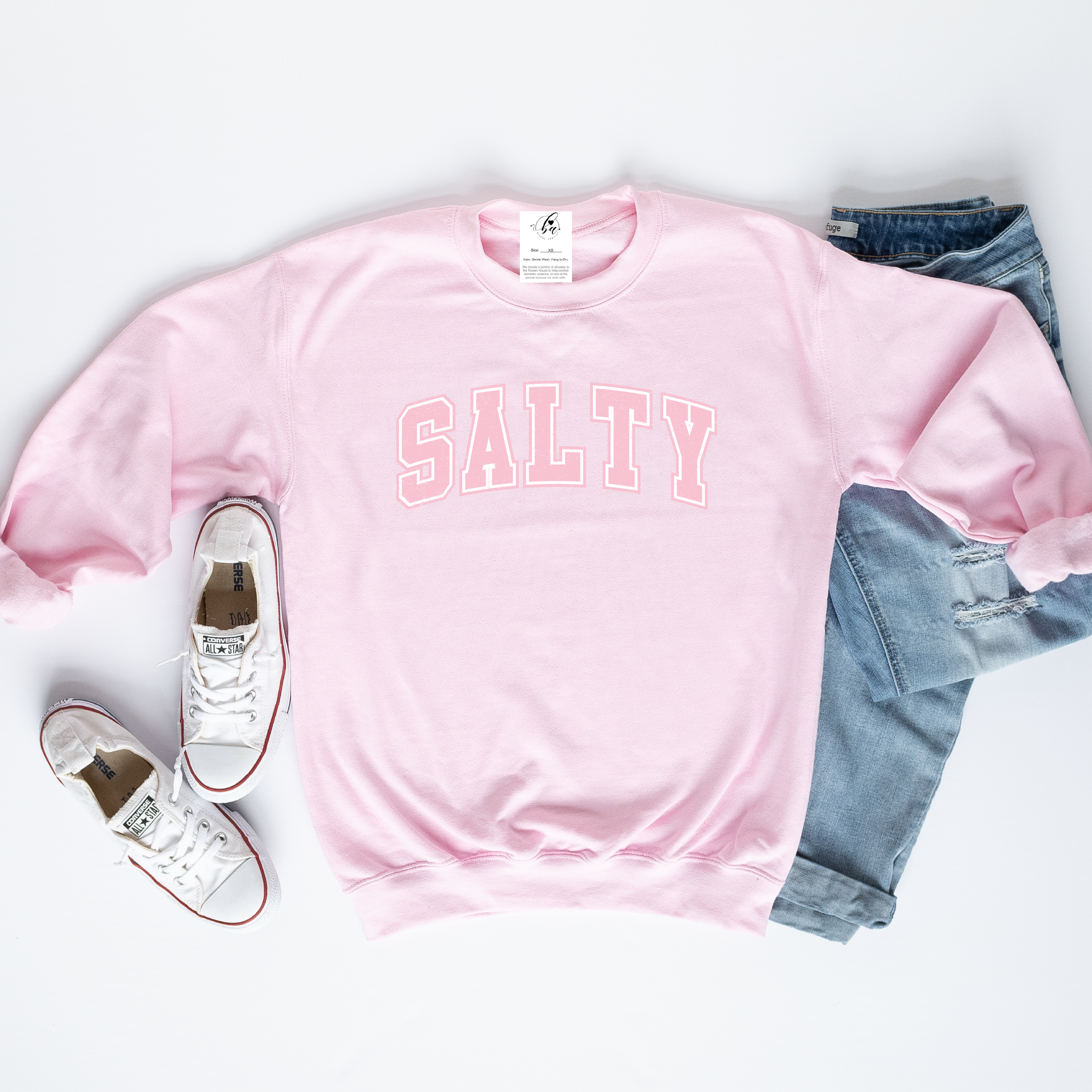 SALTY Cozy Crew Neck Sweater