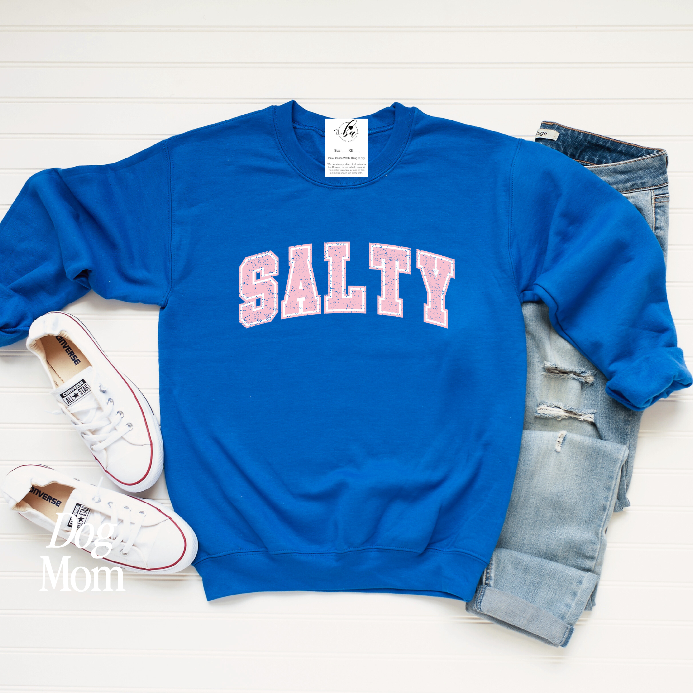 SALTY Cozy Crew Neck Sweater