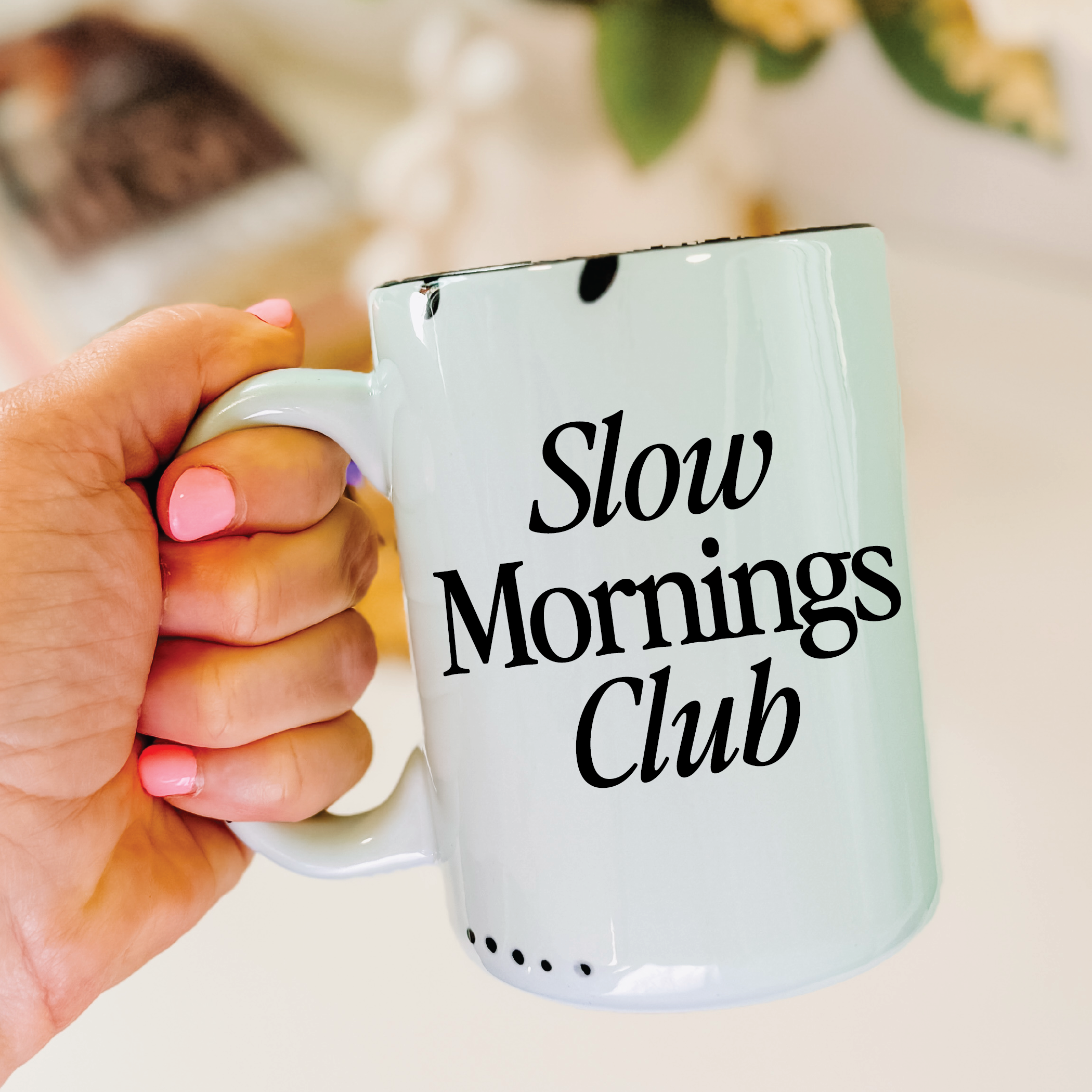 Slow Mornings Club 15oz Mug