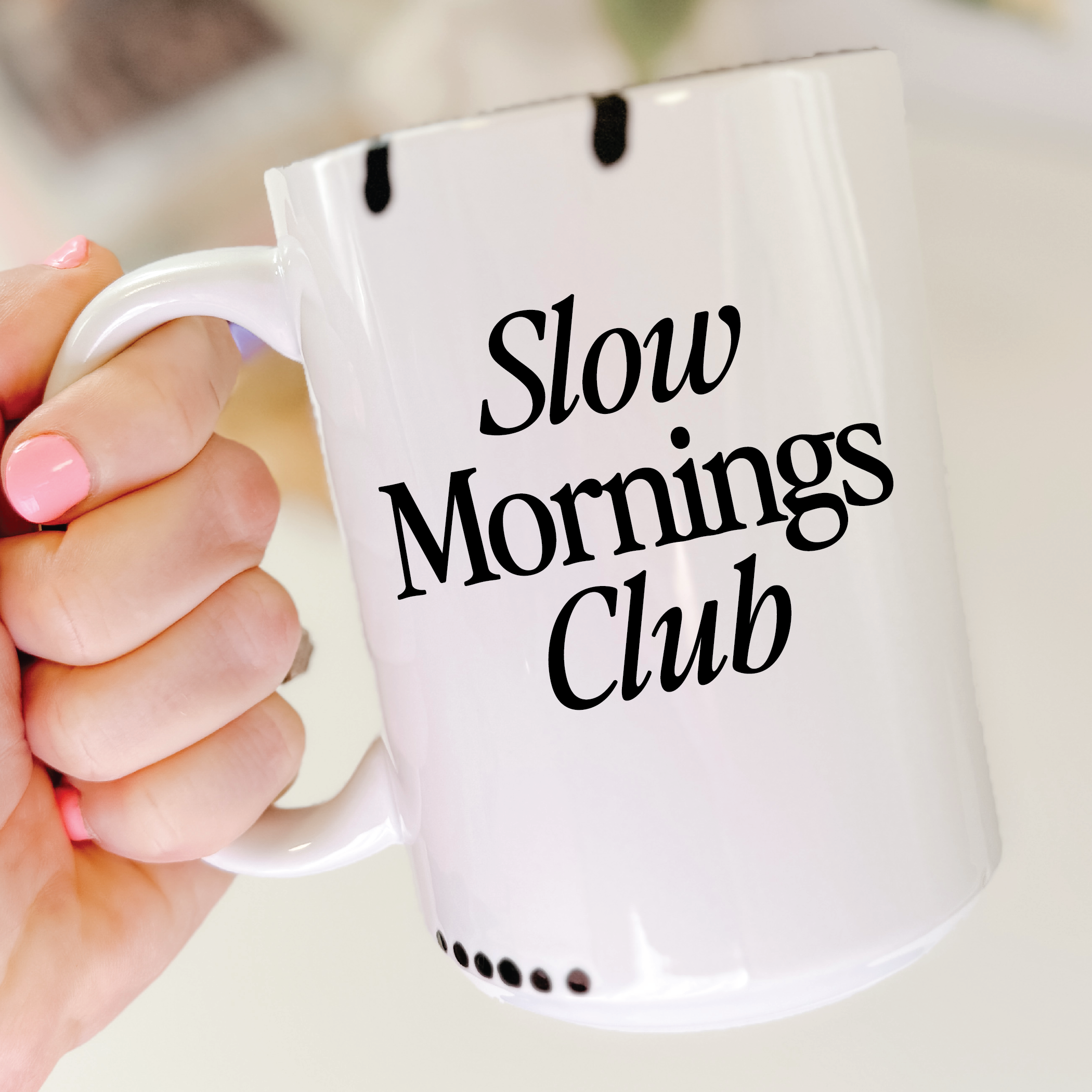 Slow Mornings Club 15oz Mug