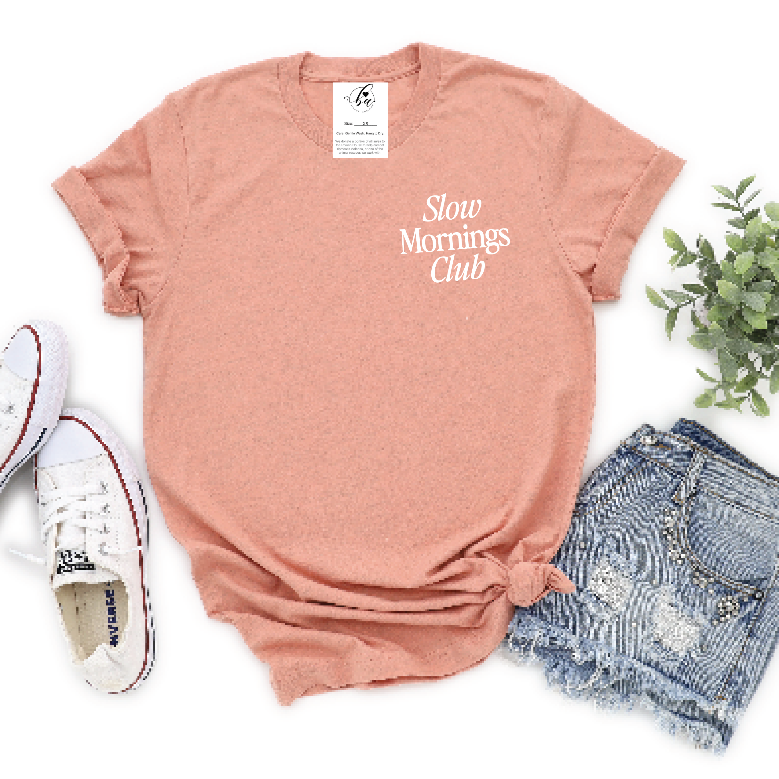Slow Mornings Club Tee