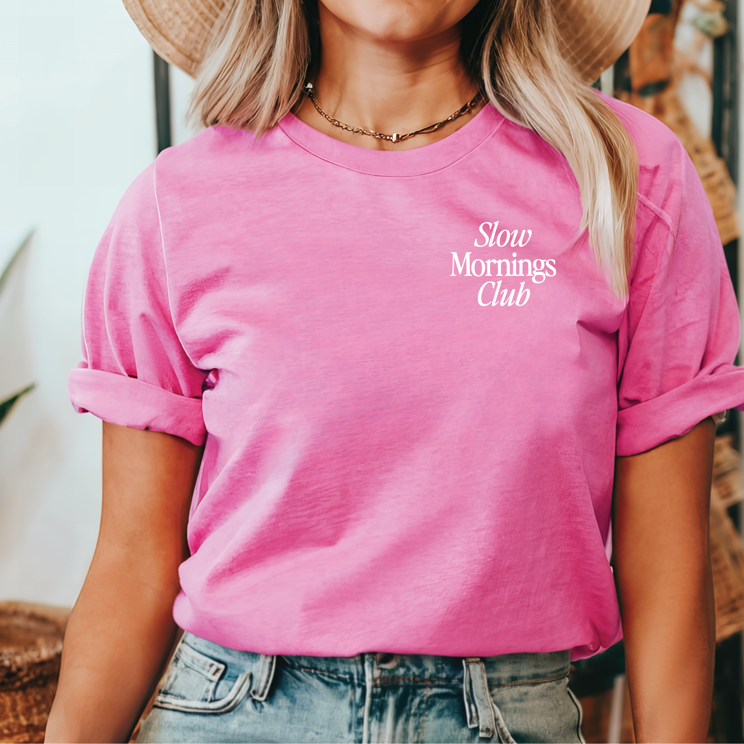 Slow Mornings Club Tee