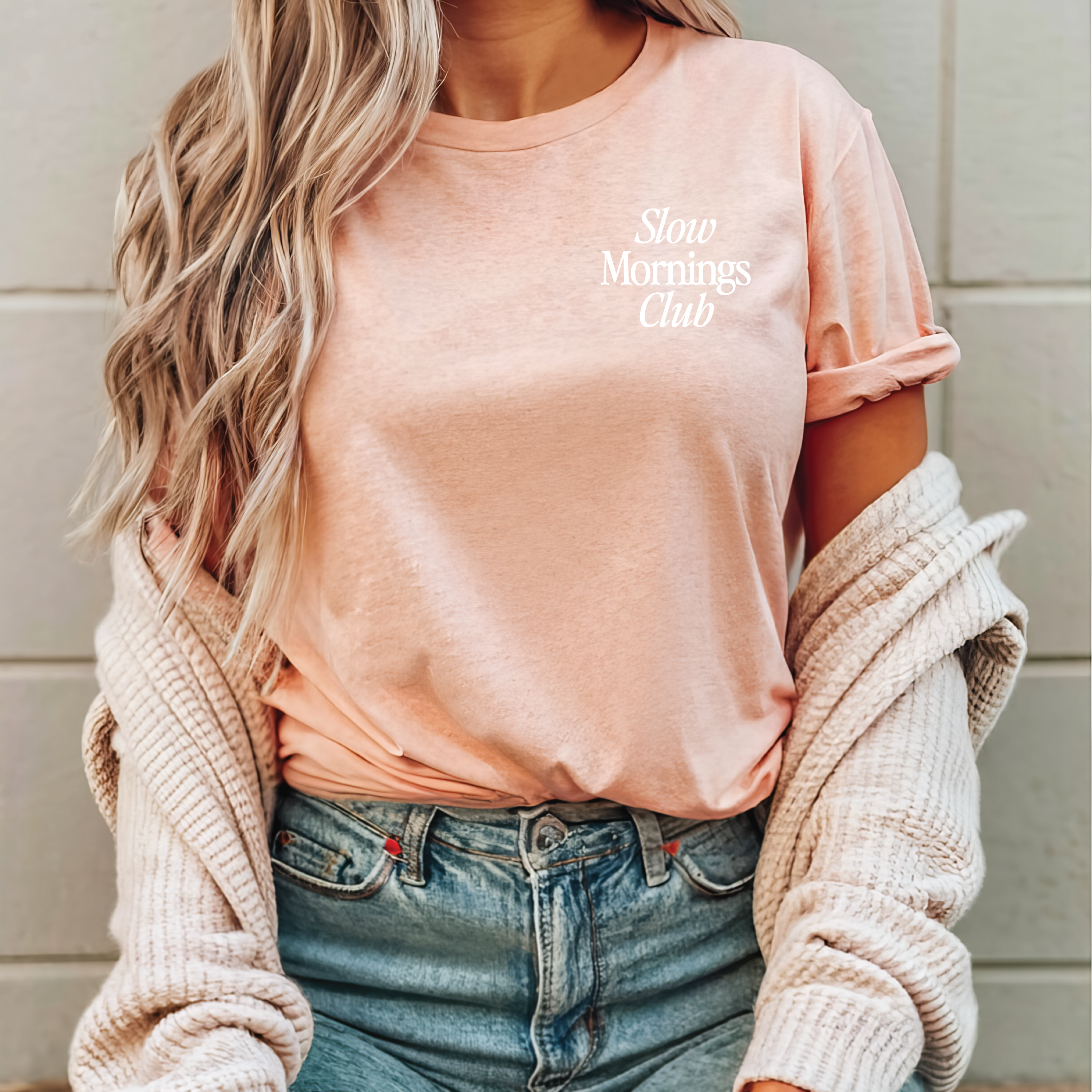 Slow Mornings Club Tee