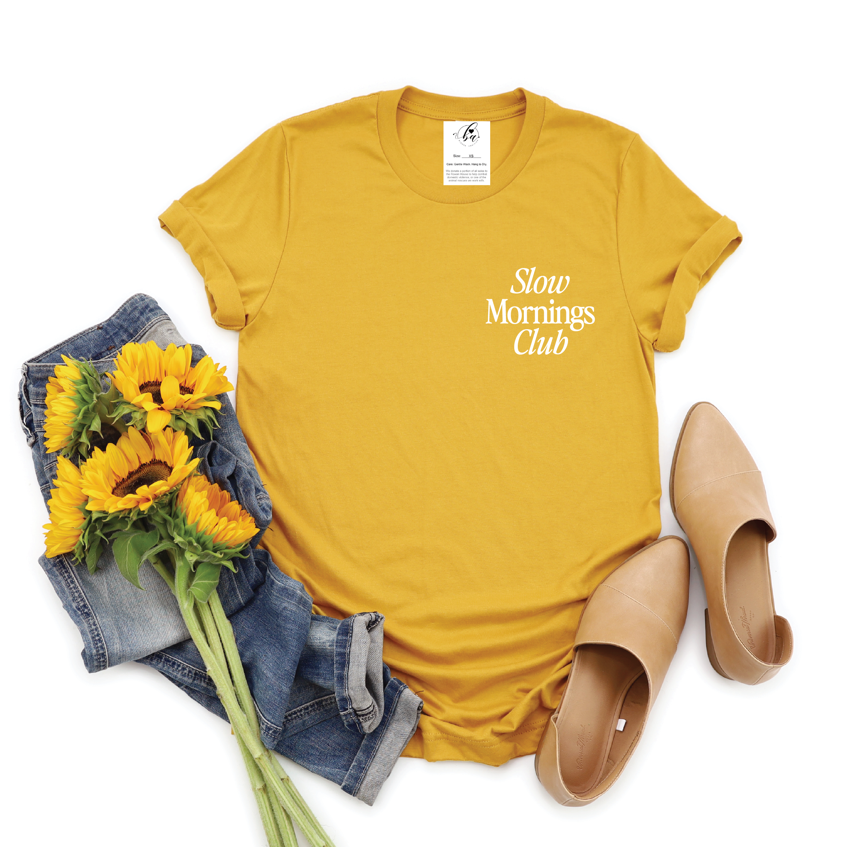 Slow Mornings Club Tee