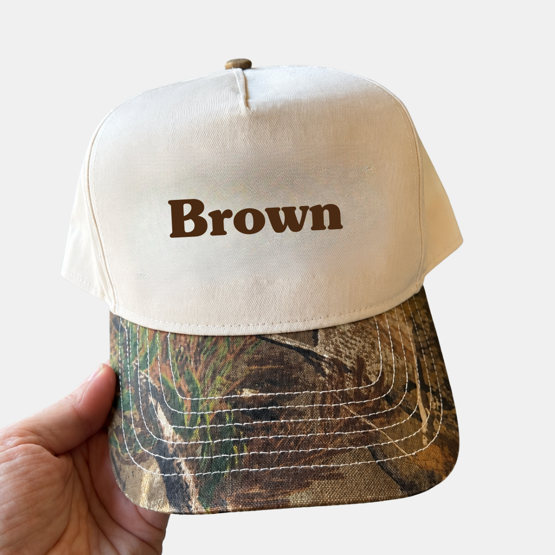 Custom City Upside Down Varsity Style Embroidered Cap