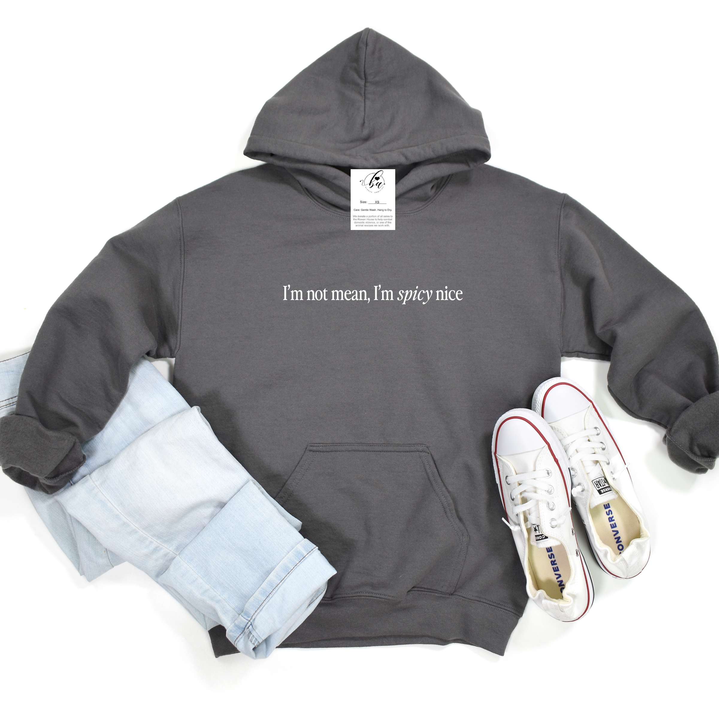 I'm not mean, I'm spicy nice Cozy HOODIE