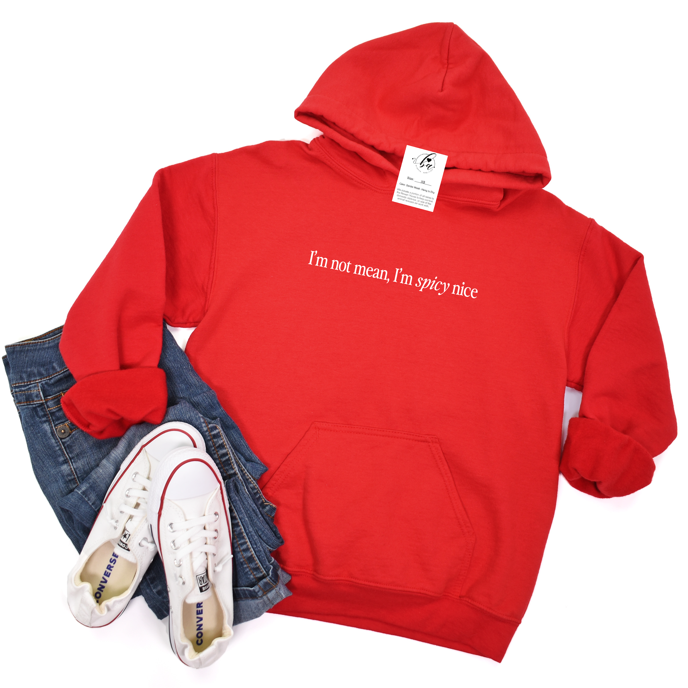I'm not mean, I'm spicy nice Cozy HOODIE