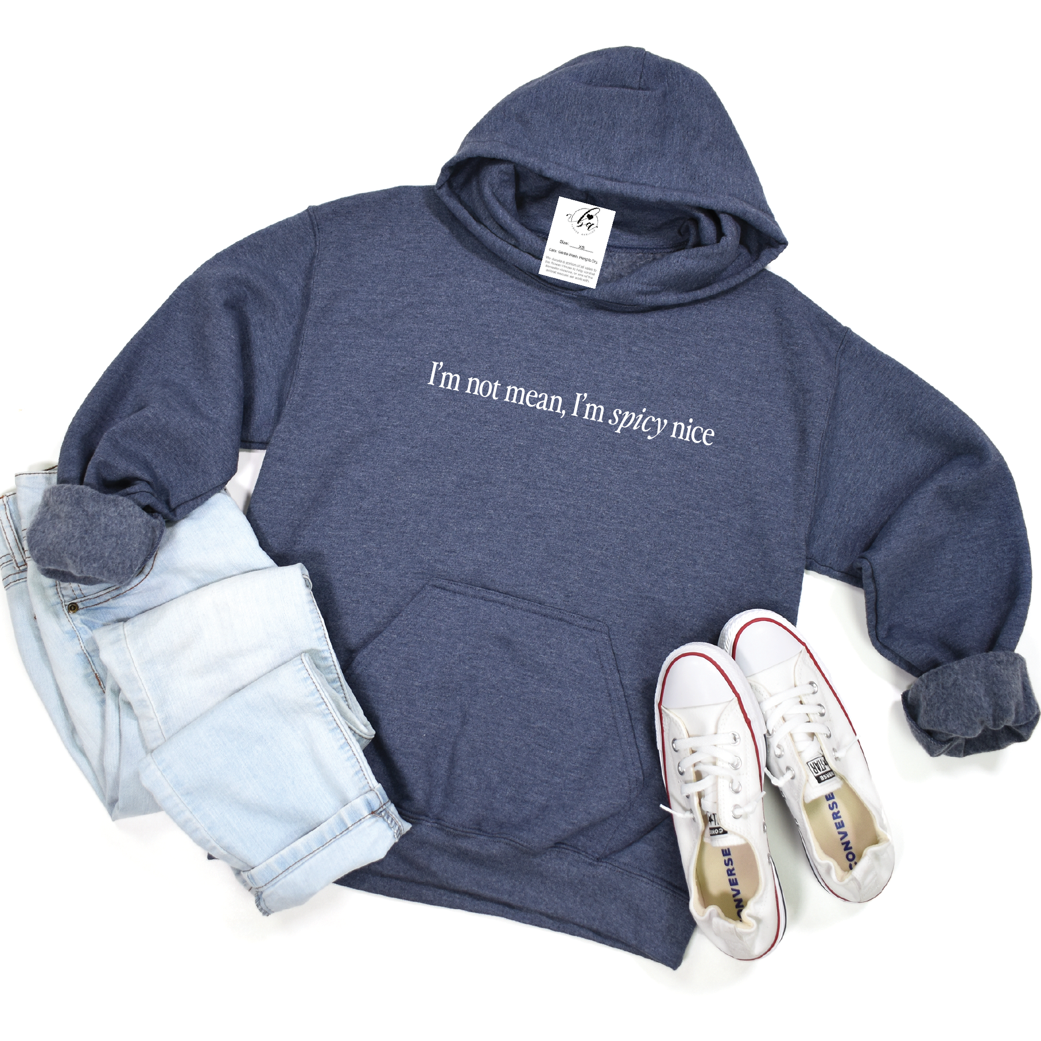 I'm not mean, I'm spicy nice Cozy HOODIE