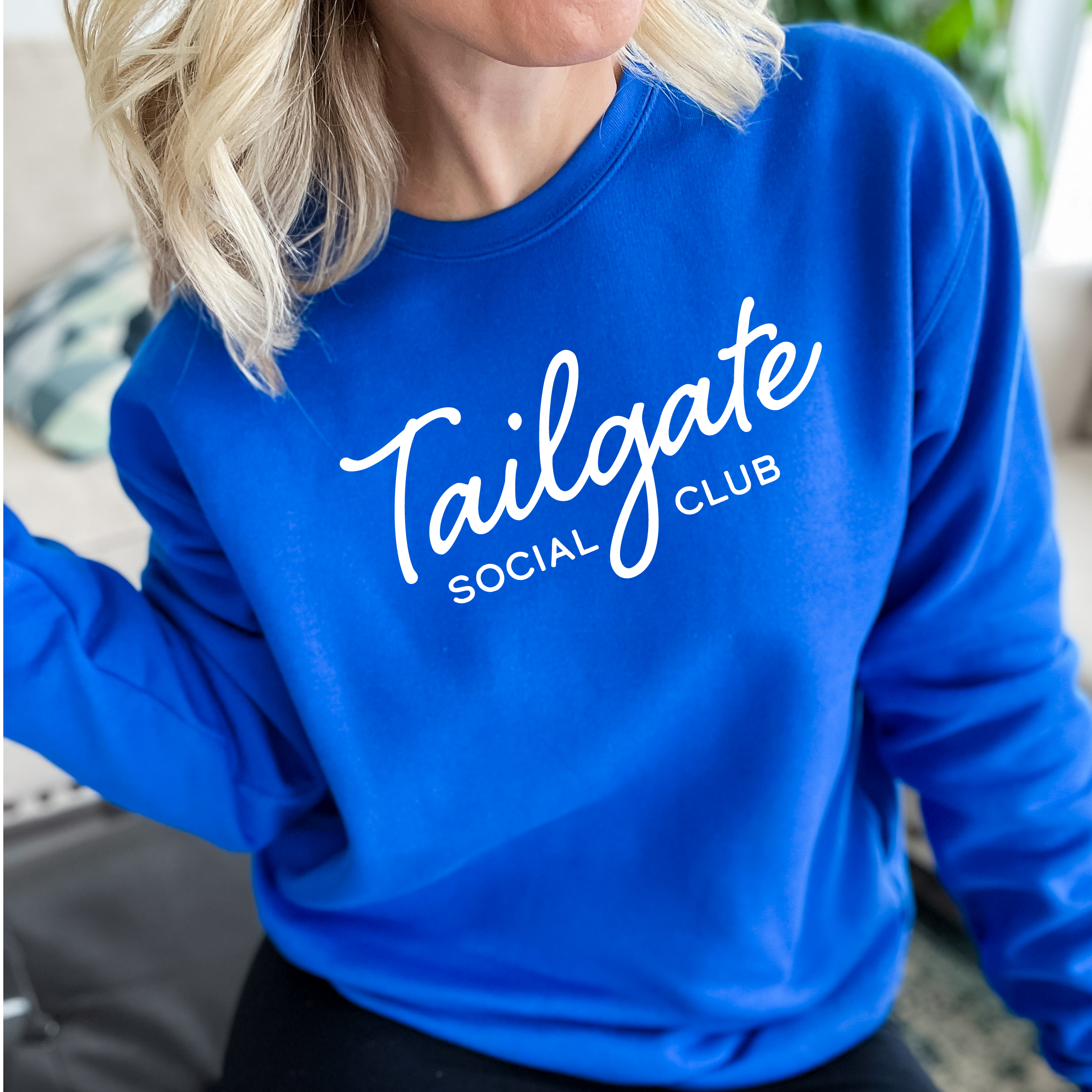 Tailgate Social Club Cozy Crew Neck Sweater