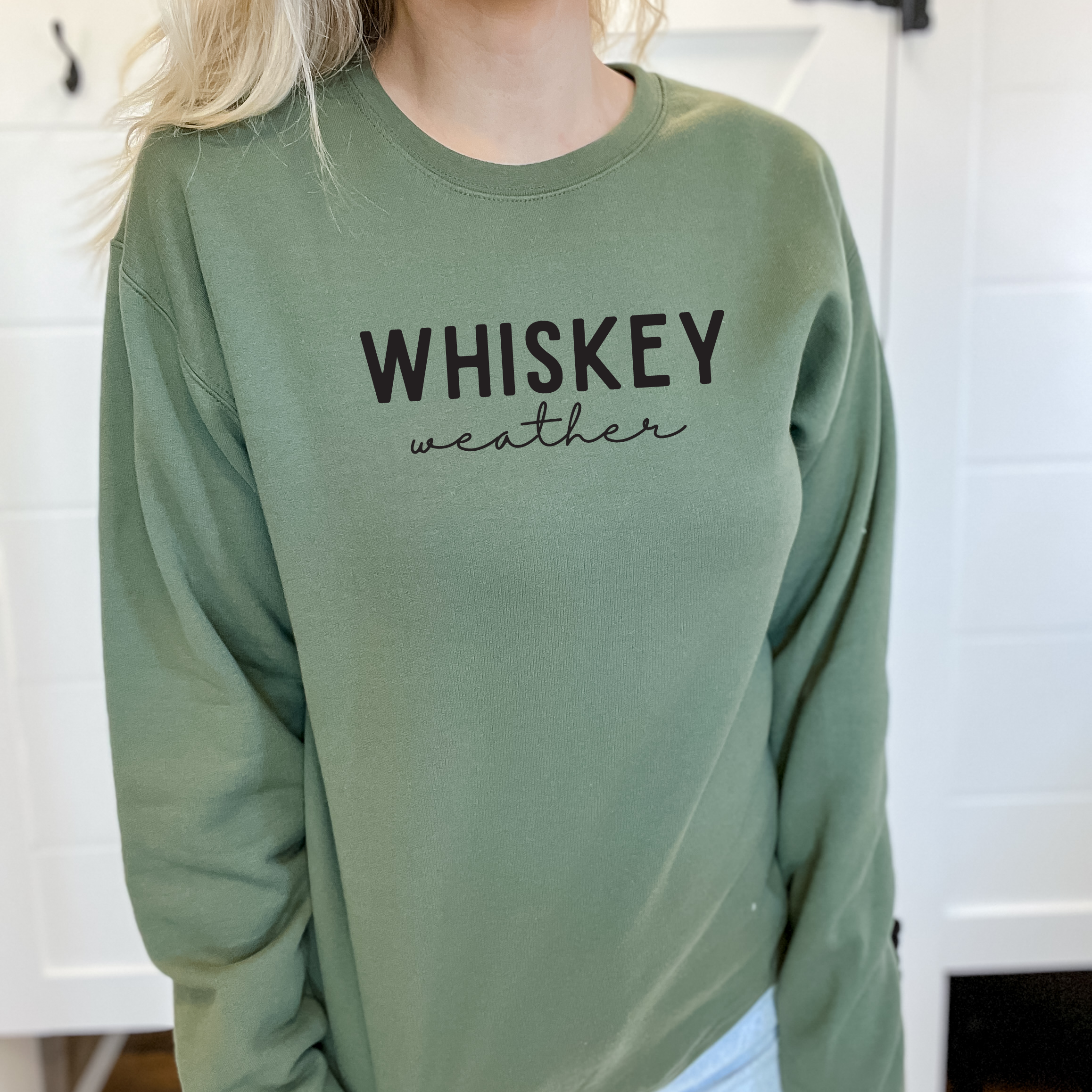 Whiskey Weather Cozy Crew Neck Sweater