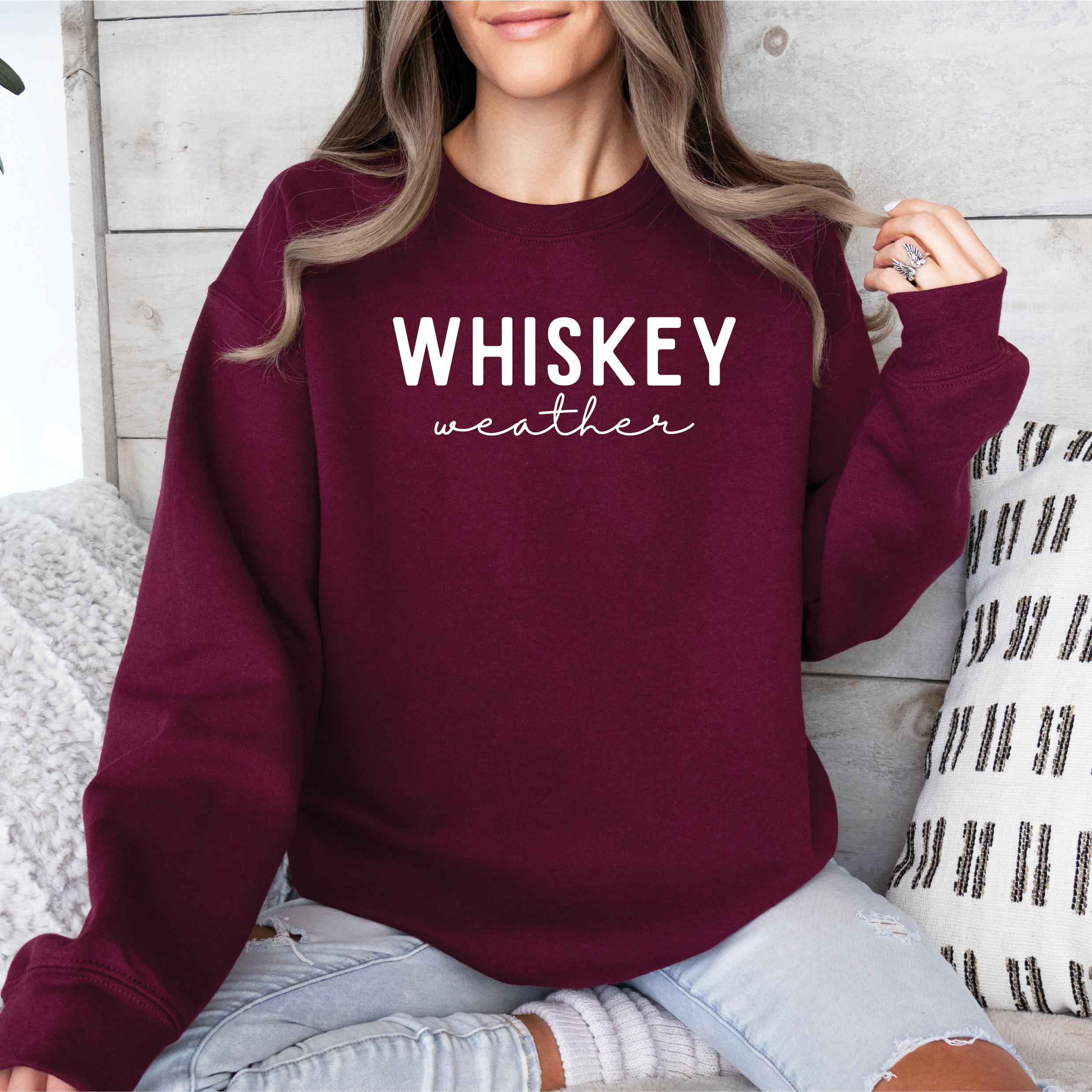 Whiskey Weather Classic Crew Neck Sweater