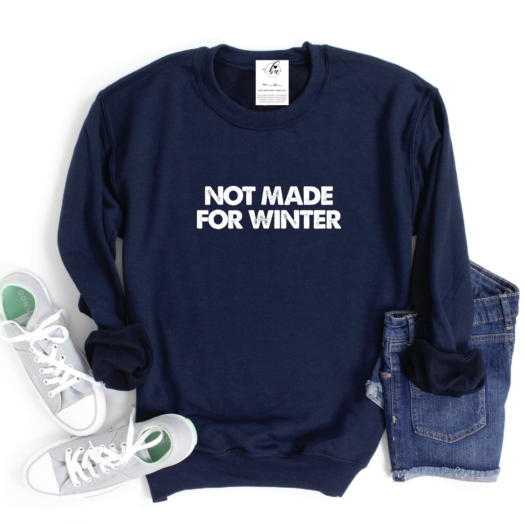 Not Made For Winter Cozy Crew Neck
