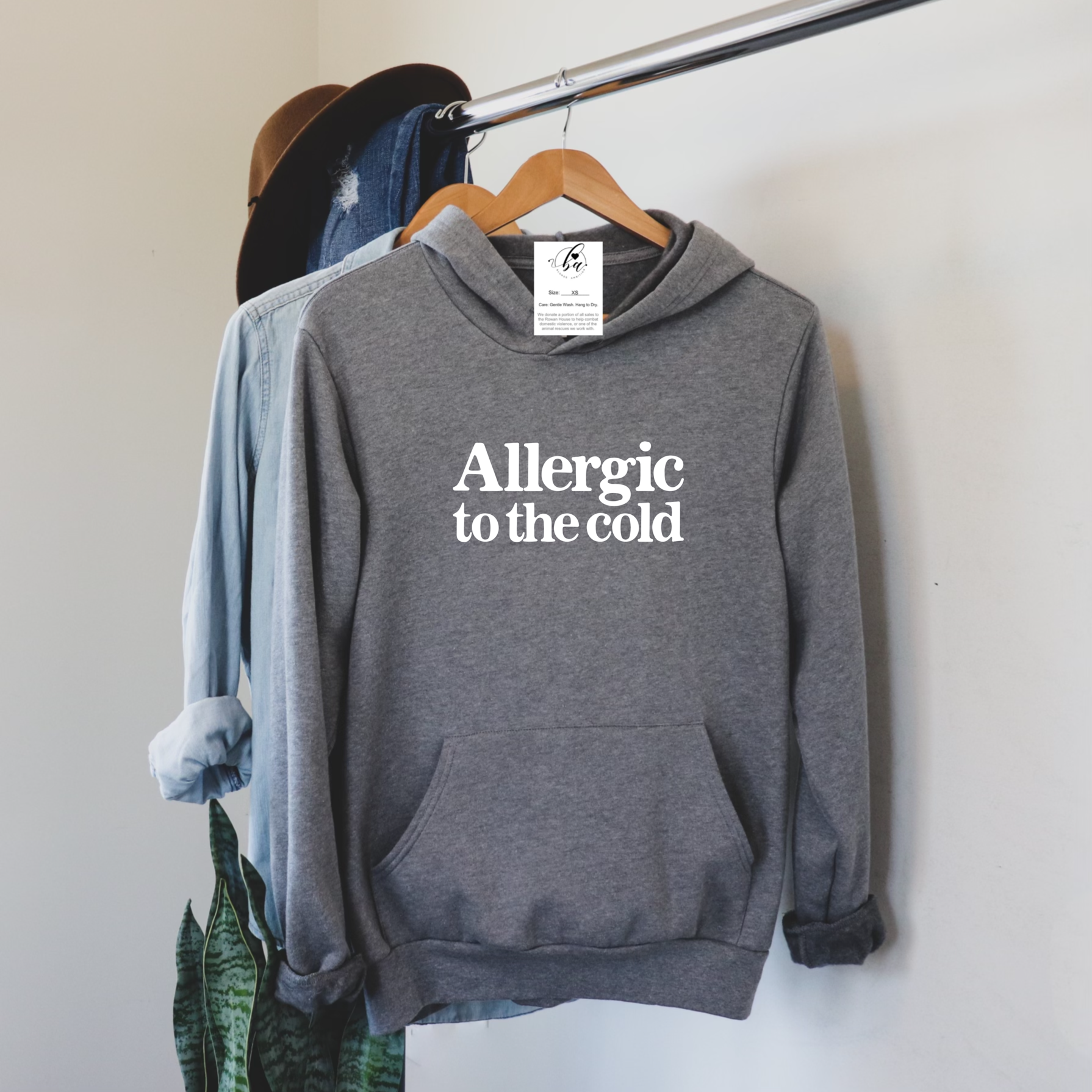 Allergic To The Cold Cozy Hoodie