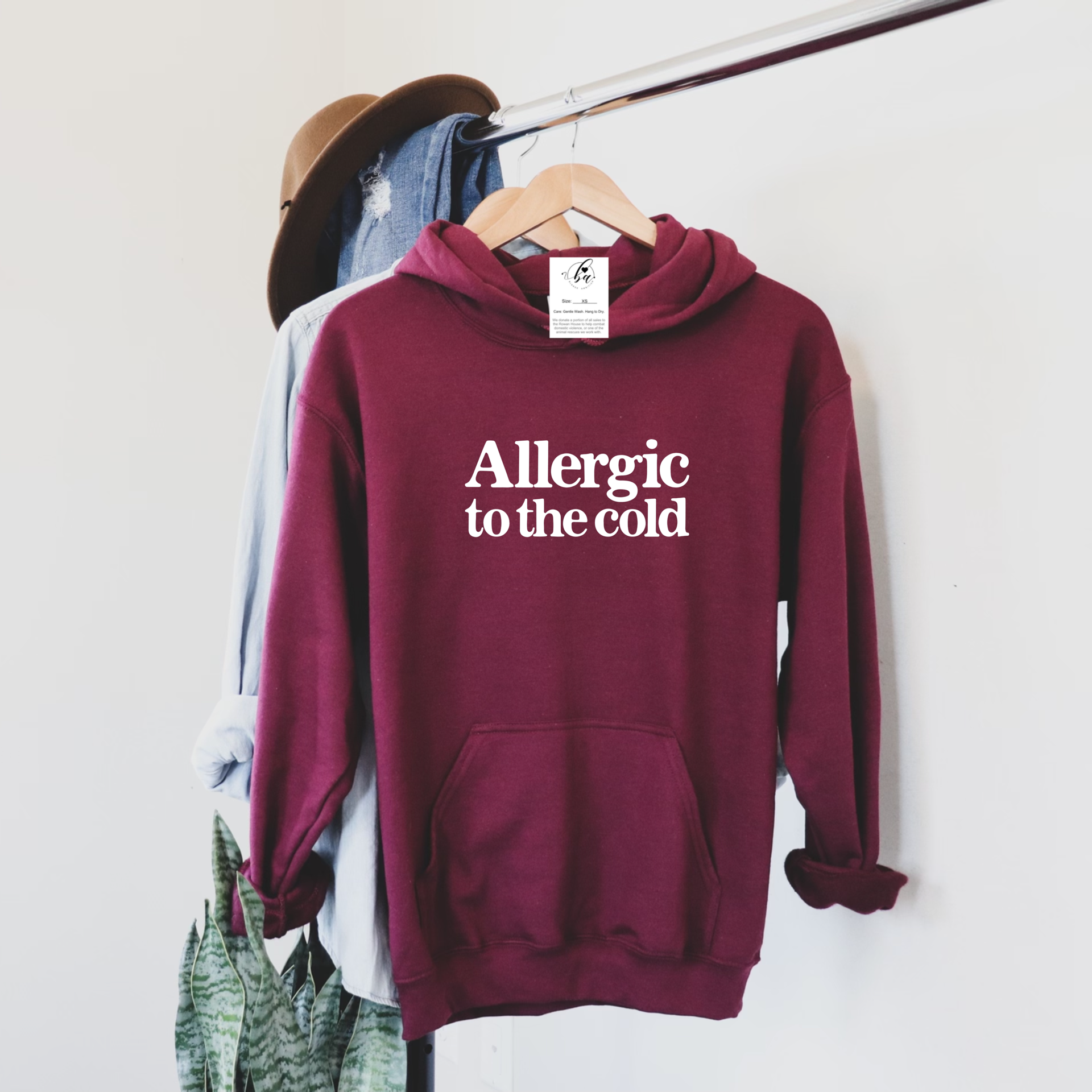 Allergic To The Cold Cozy Hoodie
