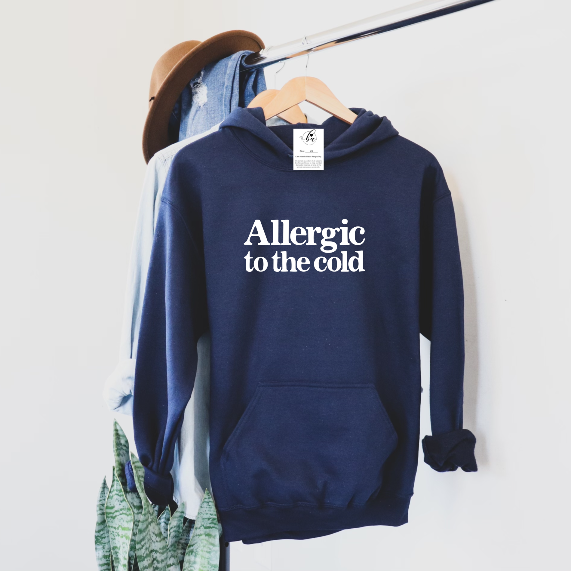 Allergic To The Cold Cozy Hoodie