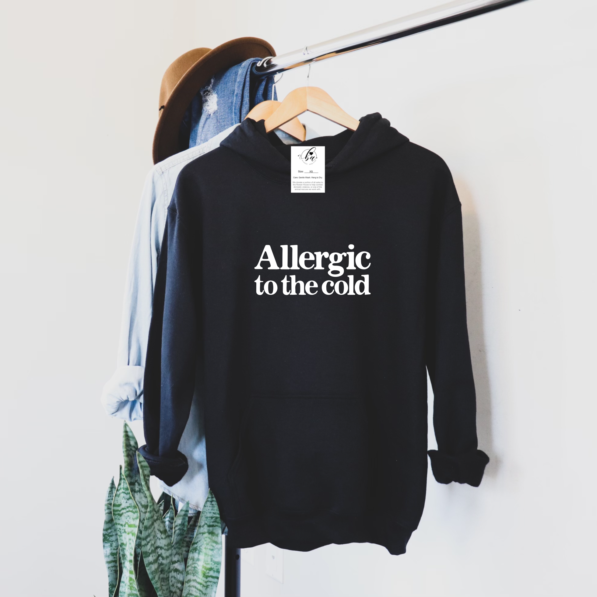 Allergic To The Cold Cozy Hoodie