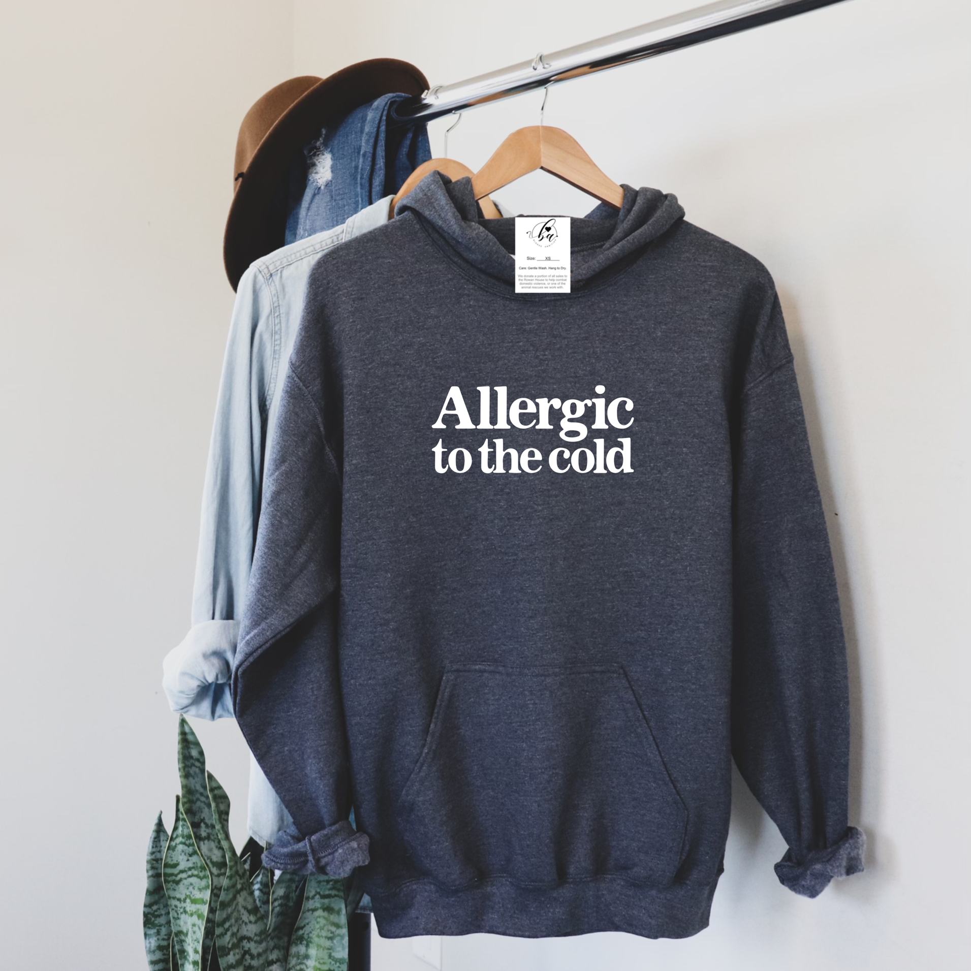 Allergic To The Cold Cozy Hoodie