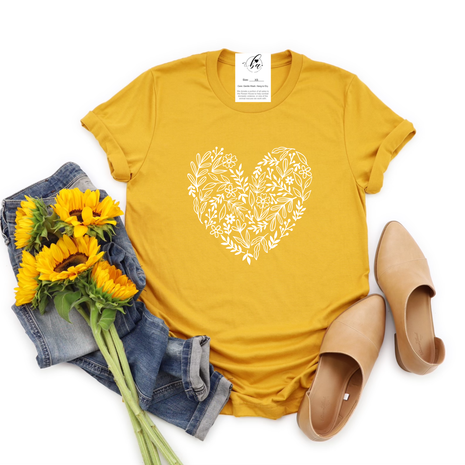 Blooming Heart Tee