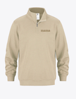 Customizable Embroidered Quarter Zip Sweatshirt {Crest}