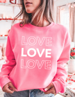 Love on Repeat Classic Crew Neck Sweater