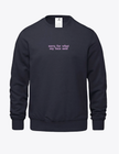 Sorry for what my face said Embroidered Ultra Soft Crew Neck Sweater