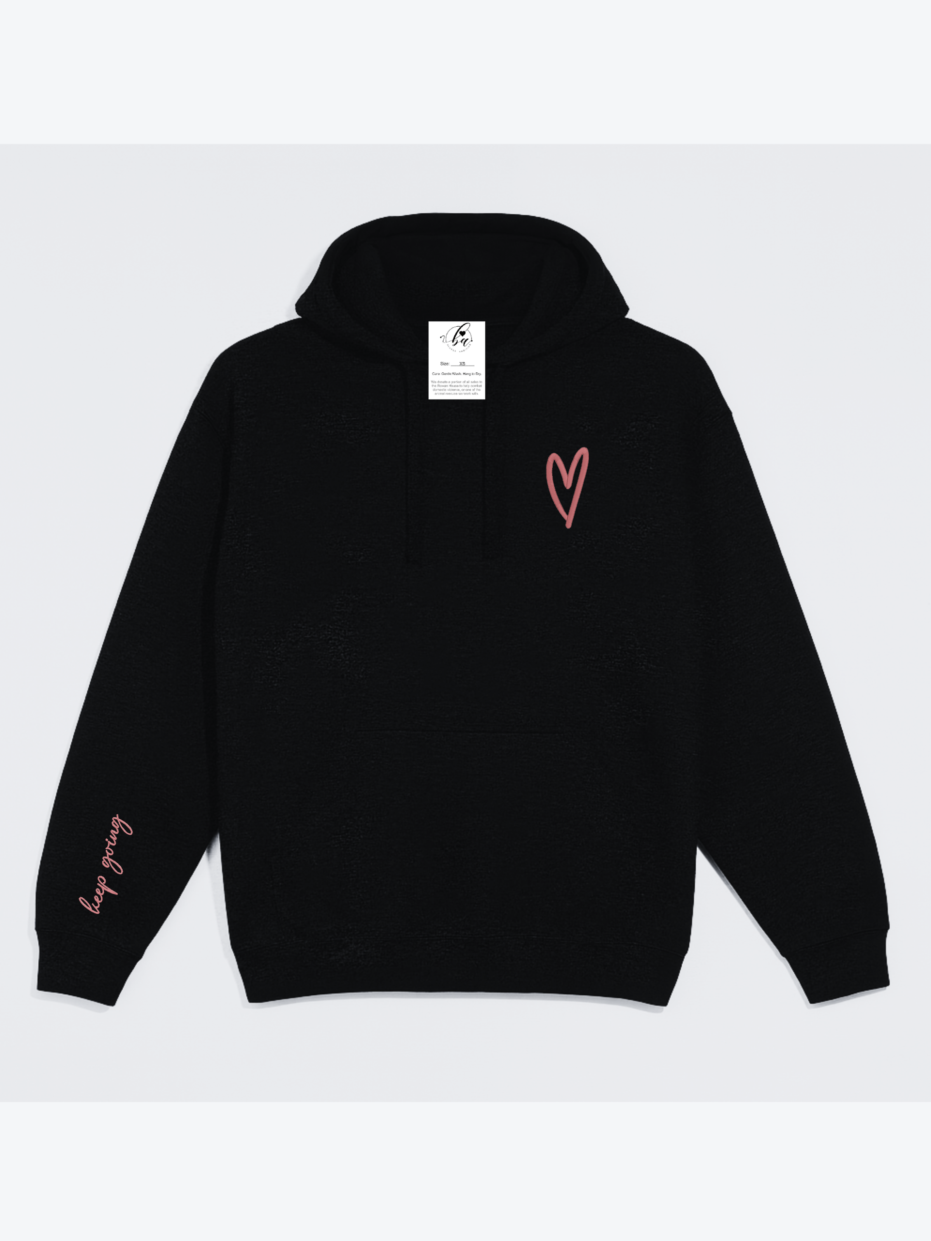 Keep Going Embroidered Cozy HOODIE – Blonde Ambition Apparel
