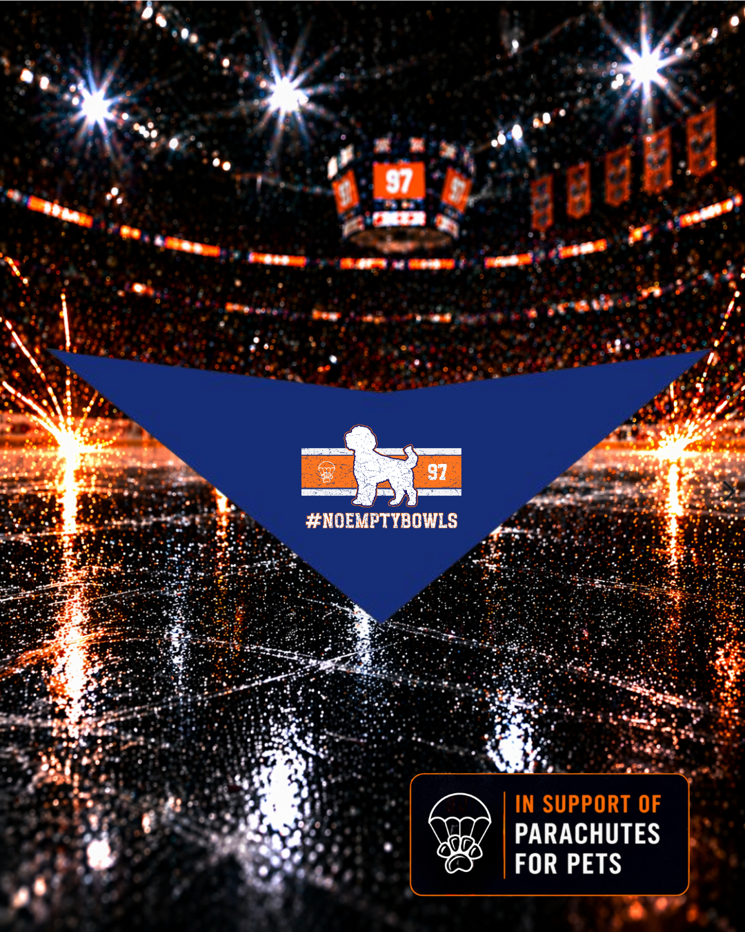 #NOEMPTYBOWLS Dog Bandana