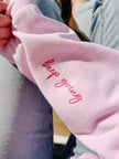 Keep Going Embroidered Cozy HOODIE
