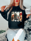 Small Town Christmas{Highland} Classic Crew Neck Sweater
