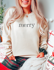 Merry {Botanical} Embroidered Classic Sweater