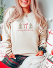 Merry Christmas {Trees} Embroidered Classic Sweater