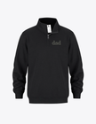Customizable Embroidered Quarter Zip Sweatshirt {Crest}