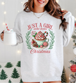 Just a Girl Who Loves Christmas Classic Crew Neck Sweater