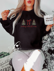 Merry Christmas {Trees} Embroidered Classic Sweater