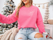 Sparkle Bow {Crest} Embroidered Classic Sweater