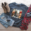 Small Town Christmas{Highland} Classic Crew Neck Sweater