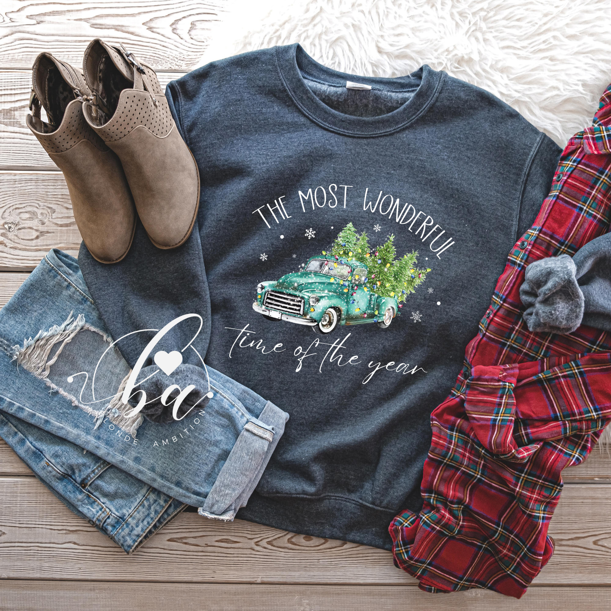 The Most Wonderful Time of the Year Classic Crew Neck Sweater