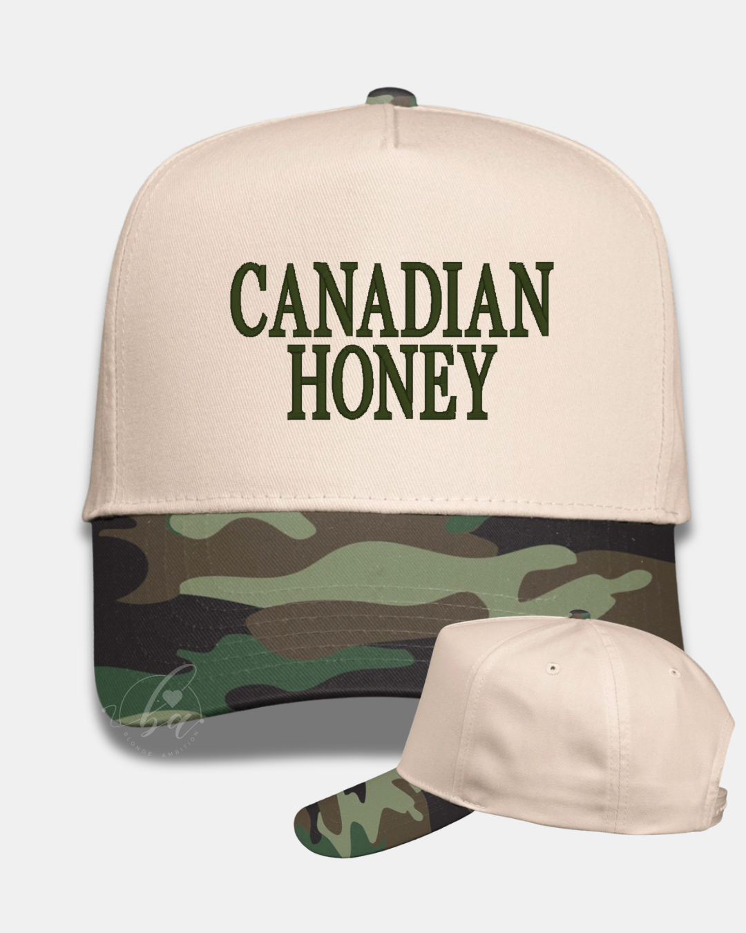 Canadian Honey Embroidered Cap