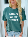 Sundays are for Football Heavy Weight Cotton Tee (Size up for oversized look)