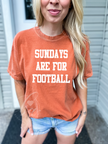 Sundays are for Football Heavy Weight Cotton Tee (Size up for oversized look)