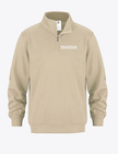 Customizable Embroidered Quarter Zip Sweatshirt {Crest}
