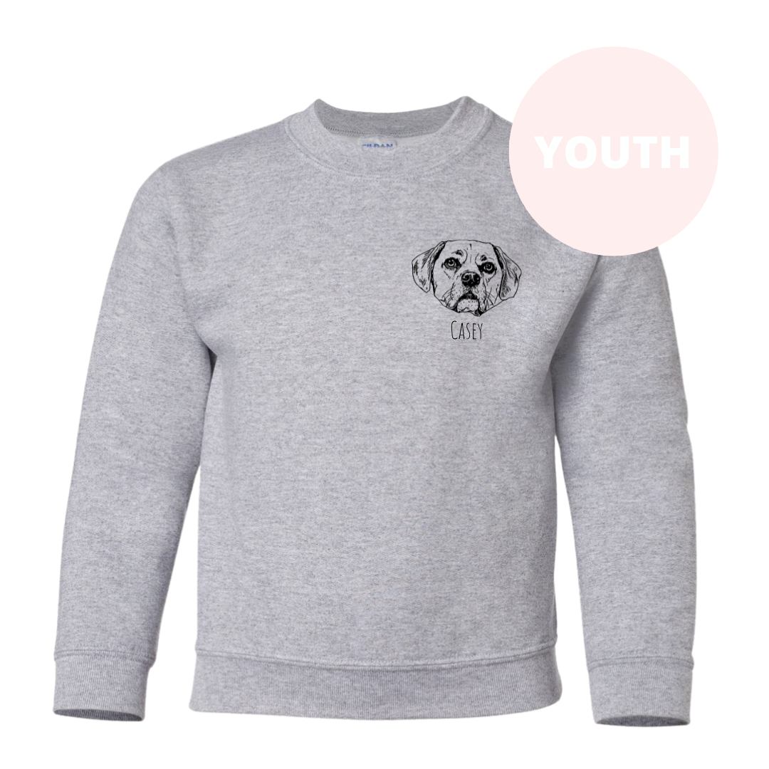 Custom Pet Youth CLASSIC Crew Neck Sweater {Closes Nov 7.}