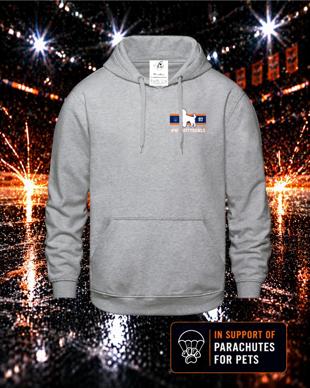 #NOEMPTYBOWLS Hoodie (Crest)