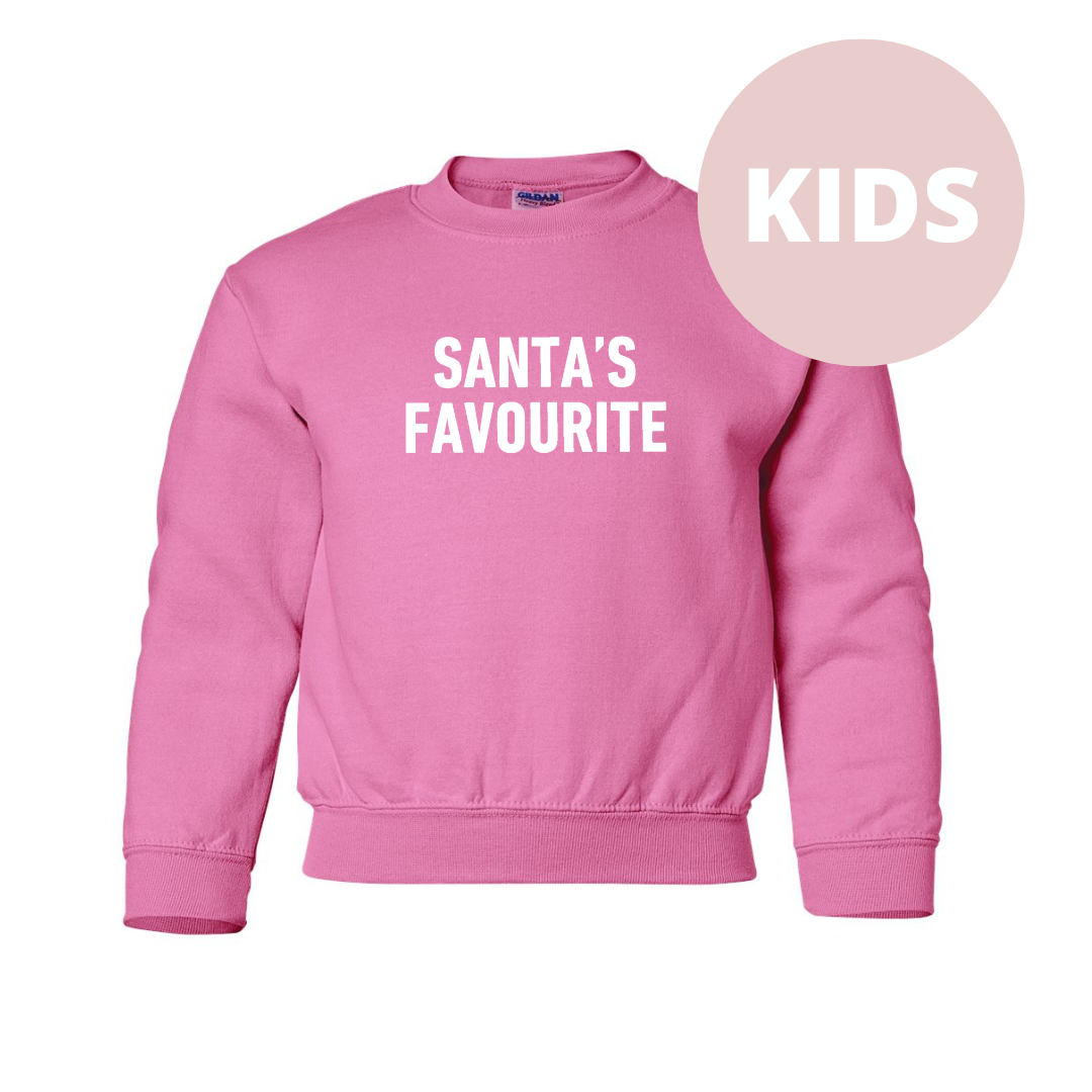 Santa's Favourite Kids Classic Crew Neck Sweater